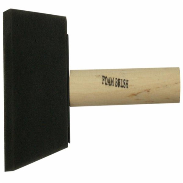 A Richard Tools 3 in Foam Brush with Wood Handle 80103
